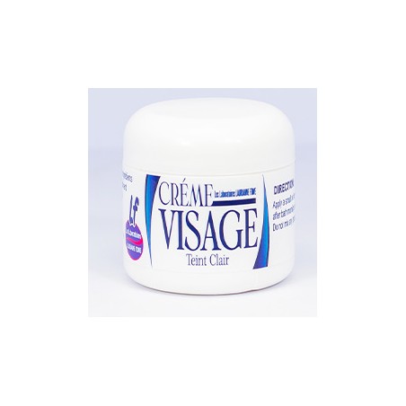Crème de visage teint clair