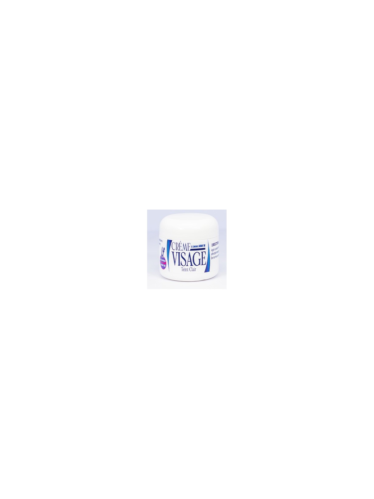 Crème de visage teint clair