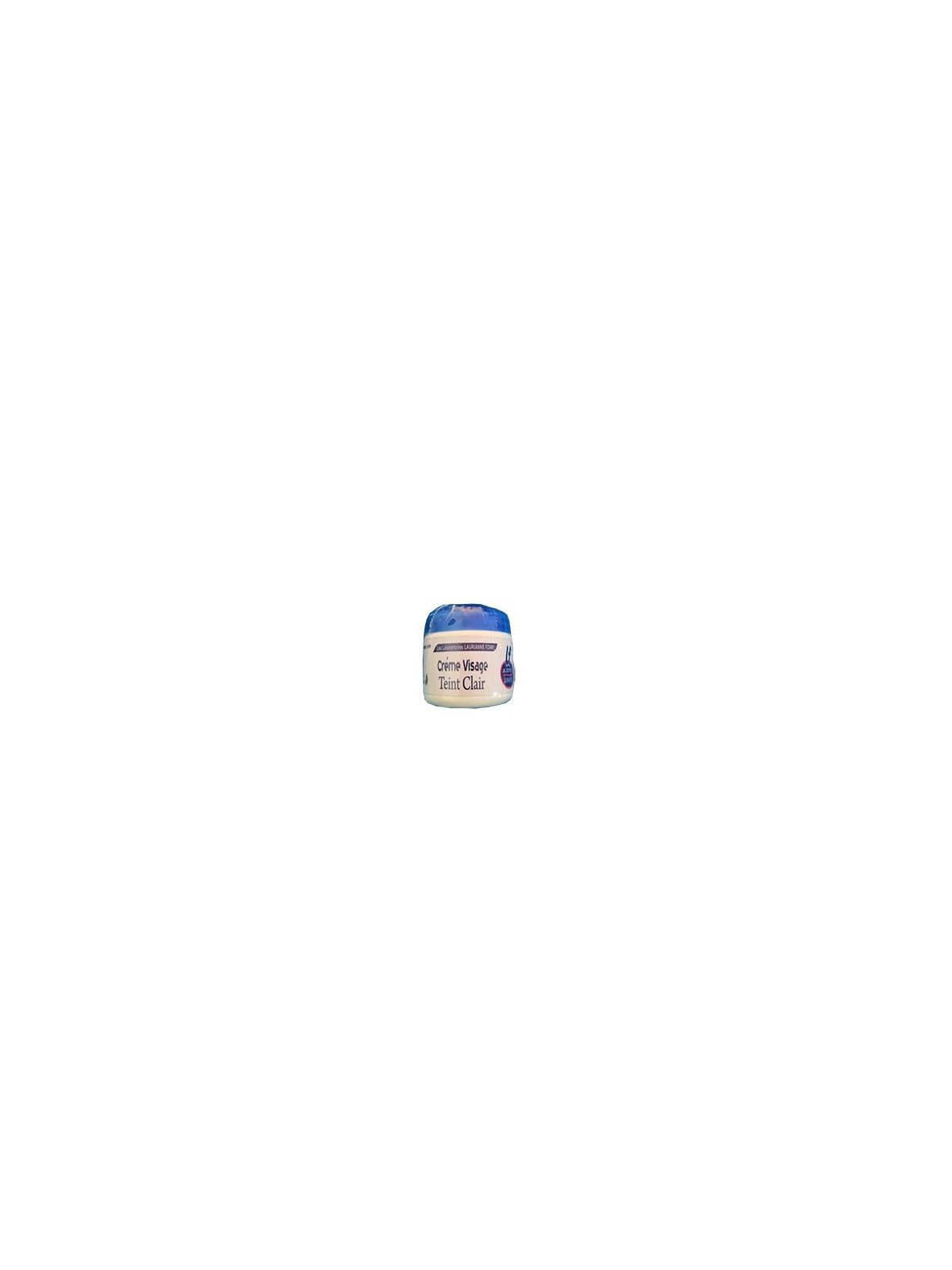 Crème de visage teint clair